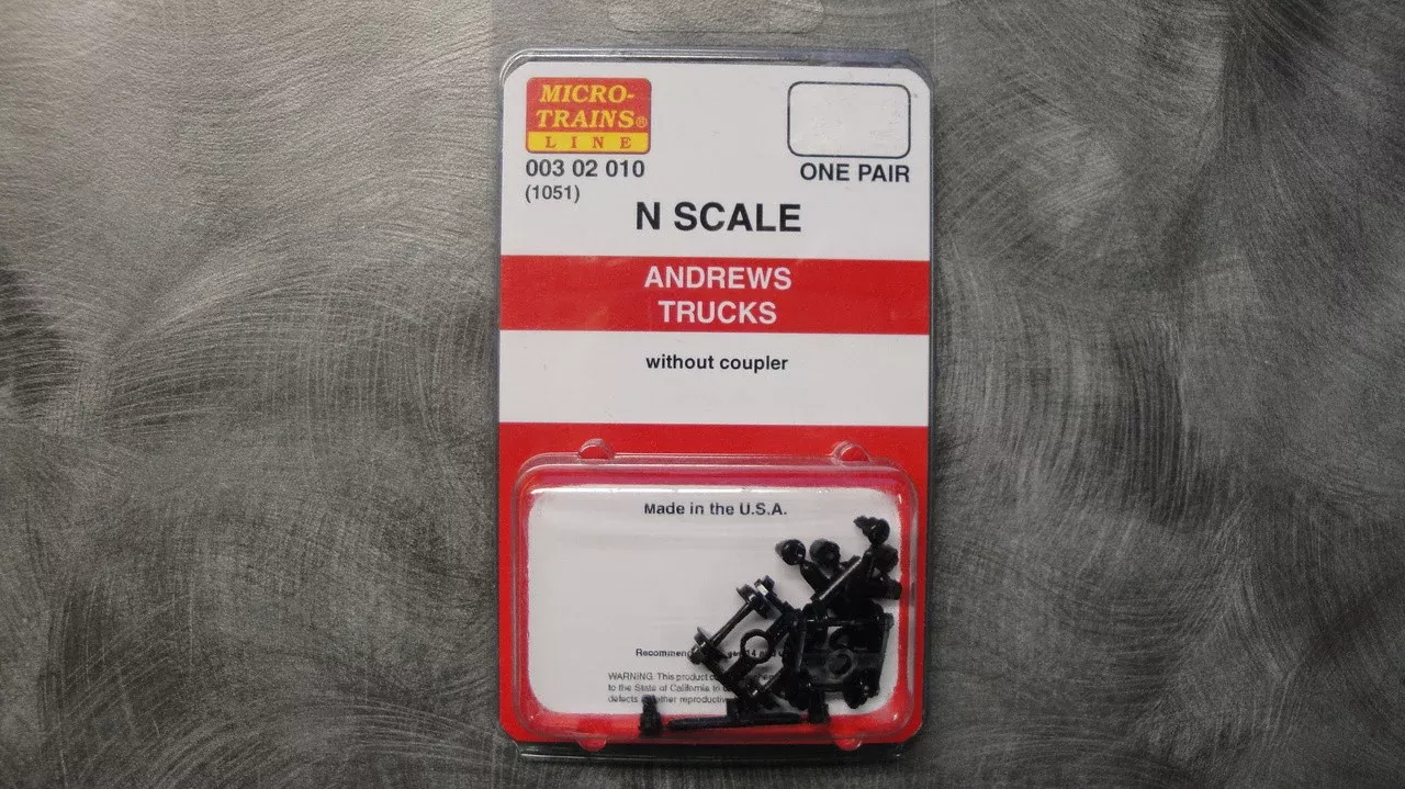 00302010 MICRO TRAINS / 003 02 010 ANDREWS TRUCKS (1051) -(SCALE=N)