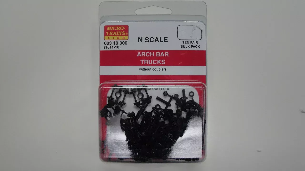 00310000 MICRO TRAINS / 003 10 000 ARCH BAR TRUCKS (1011-10) -(SCALE=N)