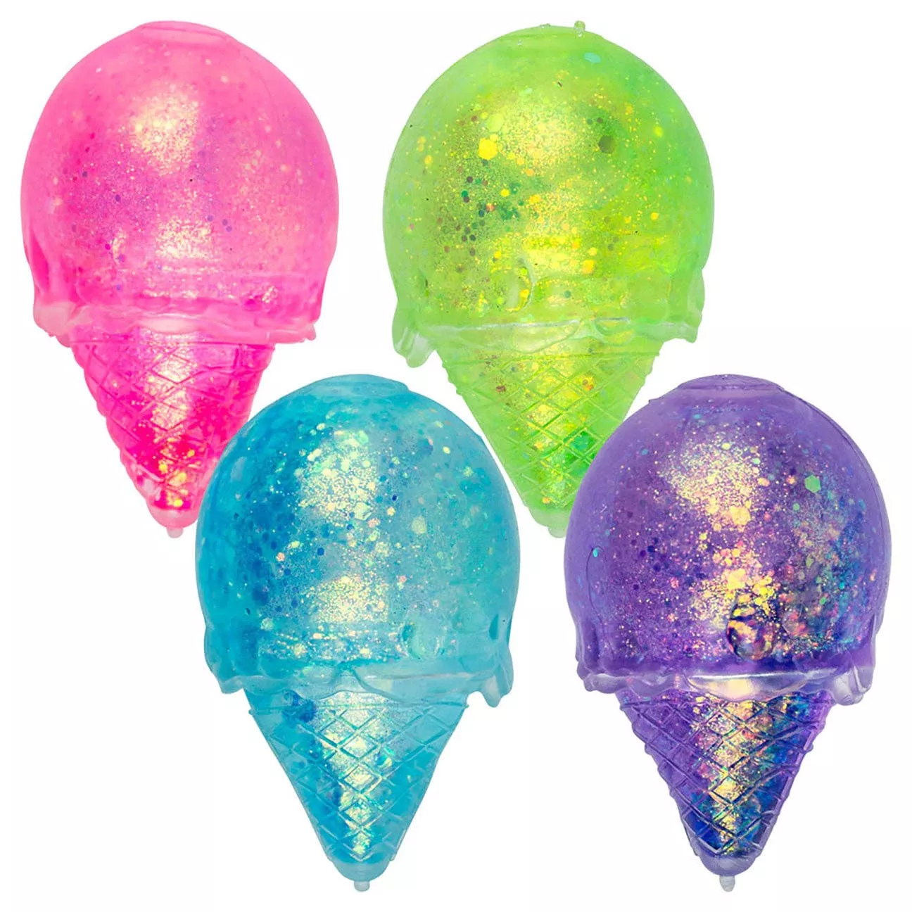 1 Ice Cream Cone Shaped Thick Glue/Gel Syrup Molasses Stretc