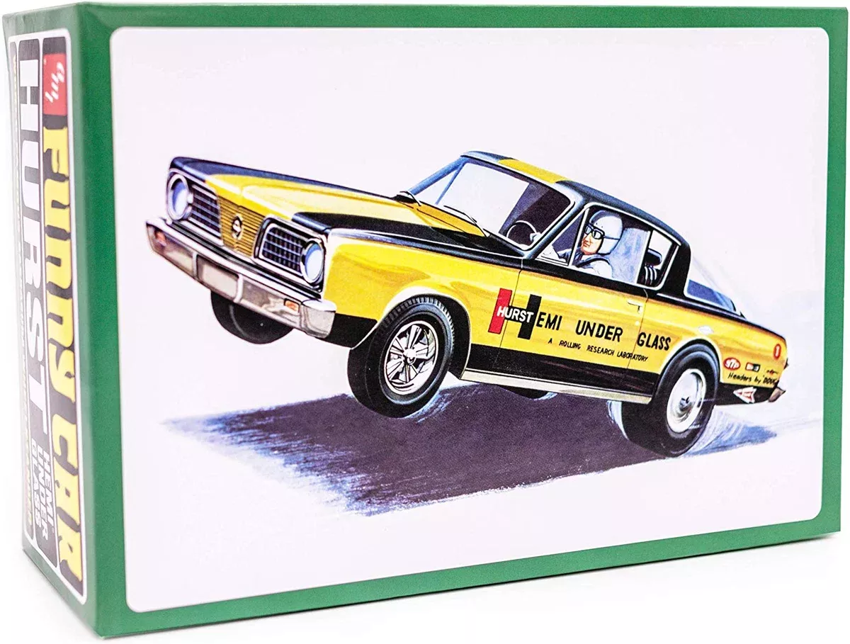 1966 Plymouth Barracuda Hemi (1/25 Scale) Plastic Vehicle Model Kit AMT1153