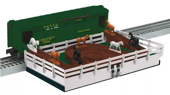 #3356 Santa Fe Horse Car with Corral