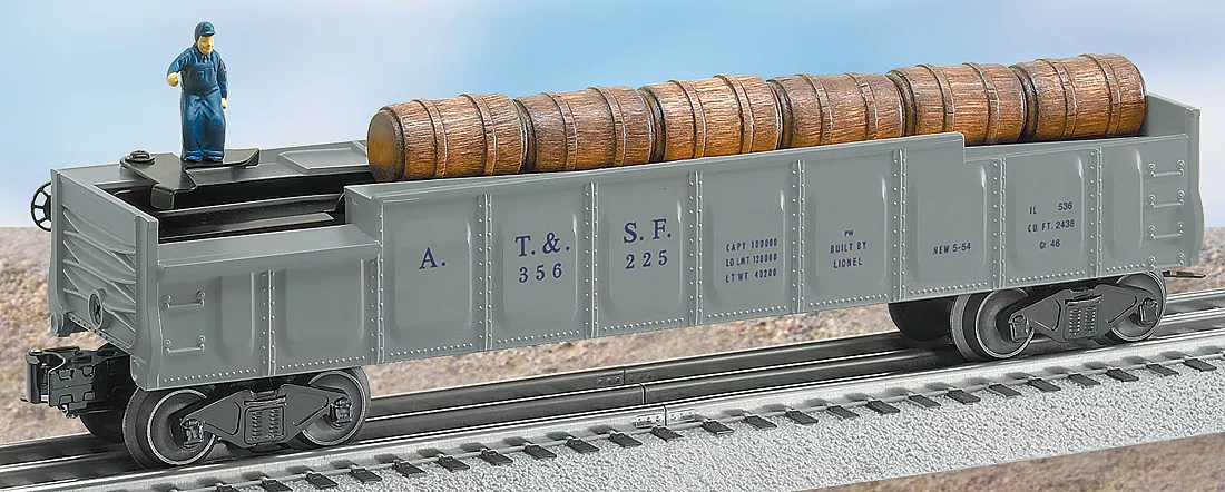 #3562-25 A.T.& S.F. Operating Barrel Car