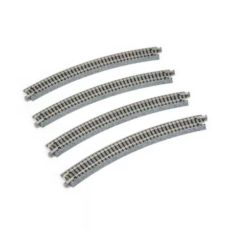 381mm 15" Radius Curve 30-Degree Unitrack (4) N Scale 381-20140