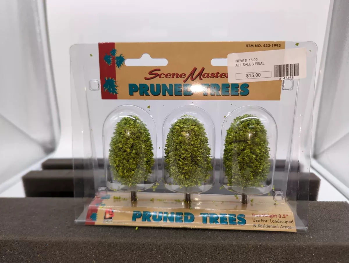 433-1993 Scene MasterPruned Trees 3.5 Height O Scale NEW