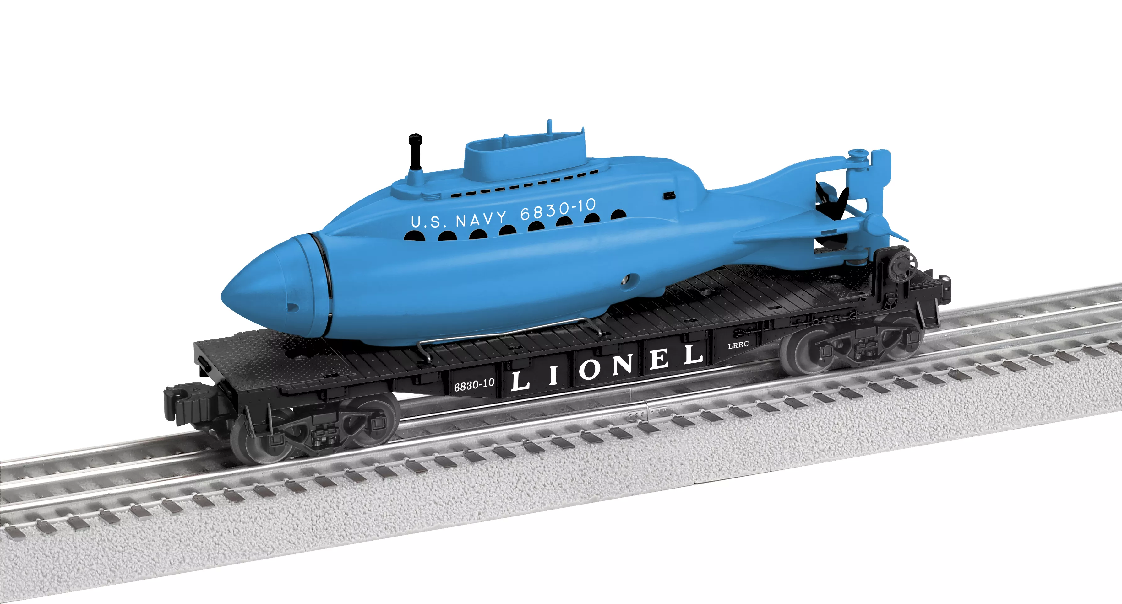 #6830 50th Anniversary LRRC O27 Flat Car w/Navy Submarine