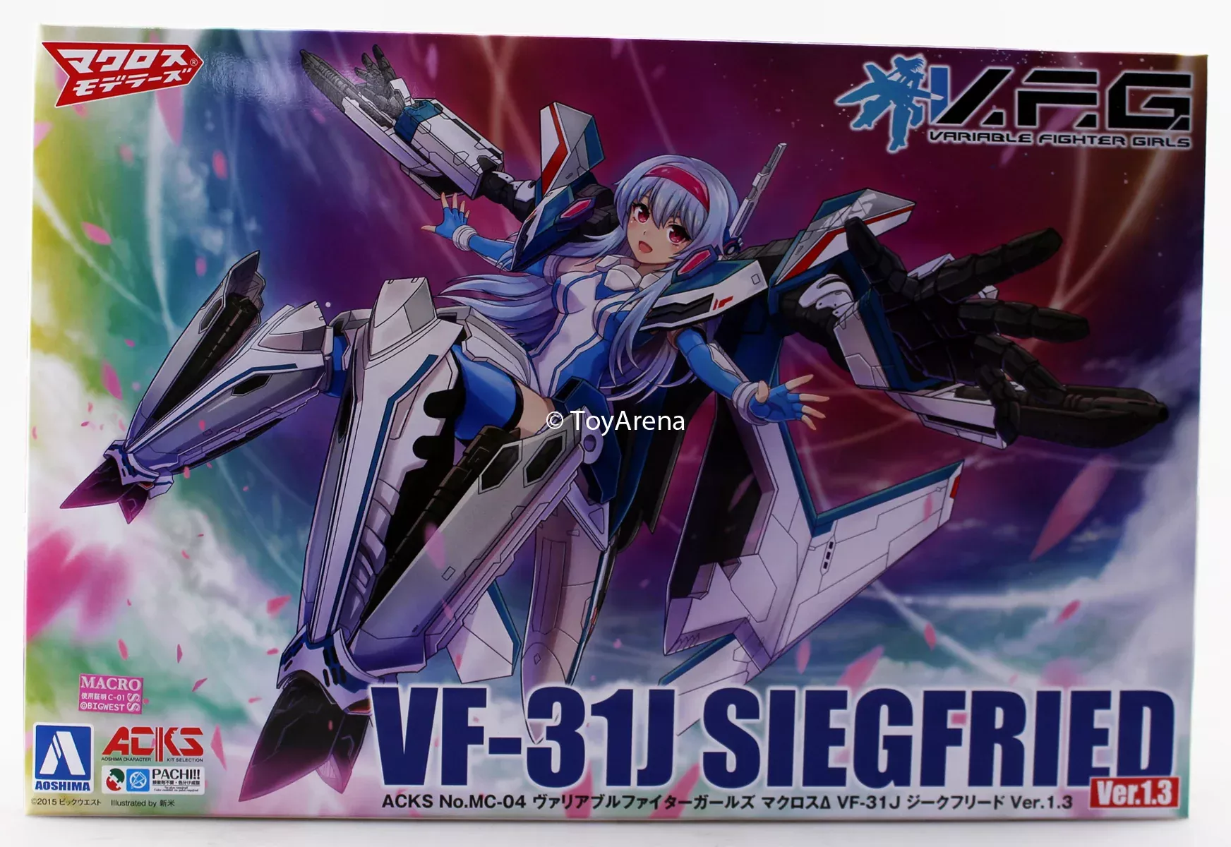 Aoshima ACKS No.MC-04 Macross Delta VFG Variable Fighter Girls VF-31J Siegfried Ver 1.3 Model Kit