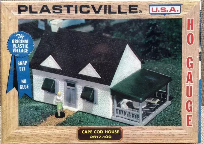 Bachmann 2617 Plasticville Cape Cod House Sealed NIB HO Scale