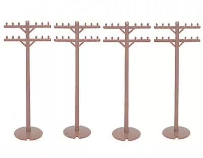 Bachmann 42102 Telephone Poles (12) HO scale