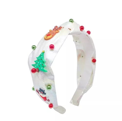 Bari Lynn Knotted Headband- Christmas