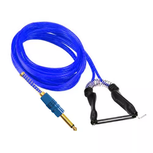 Blue Silicone Clip Cord