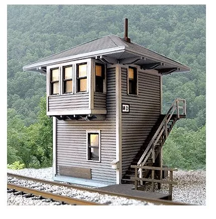 BTS 27650 Chesapeake and Ohio C&O MD Cabin Interlocking Tower Building Kit HO SCALE
