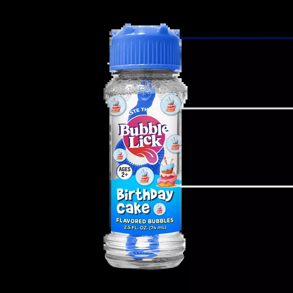 Bubblelick Birthday Cake