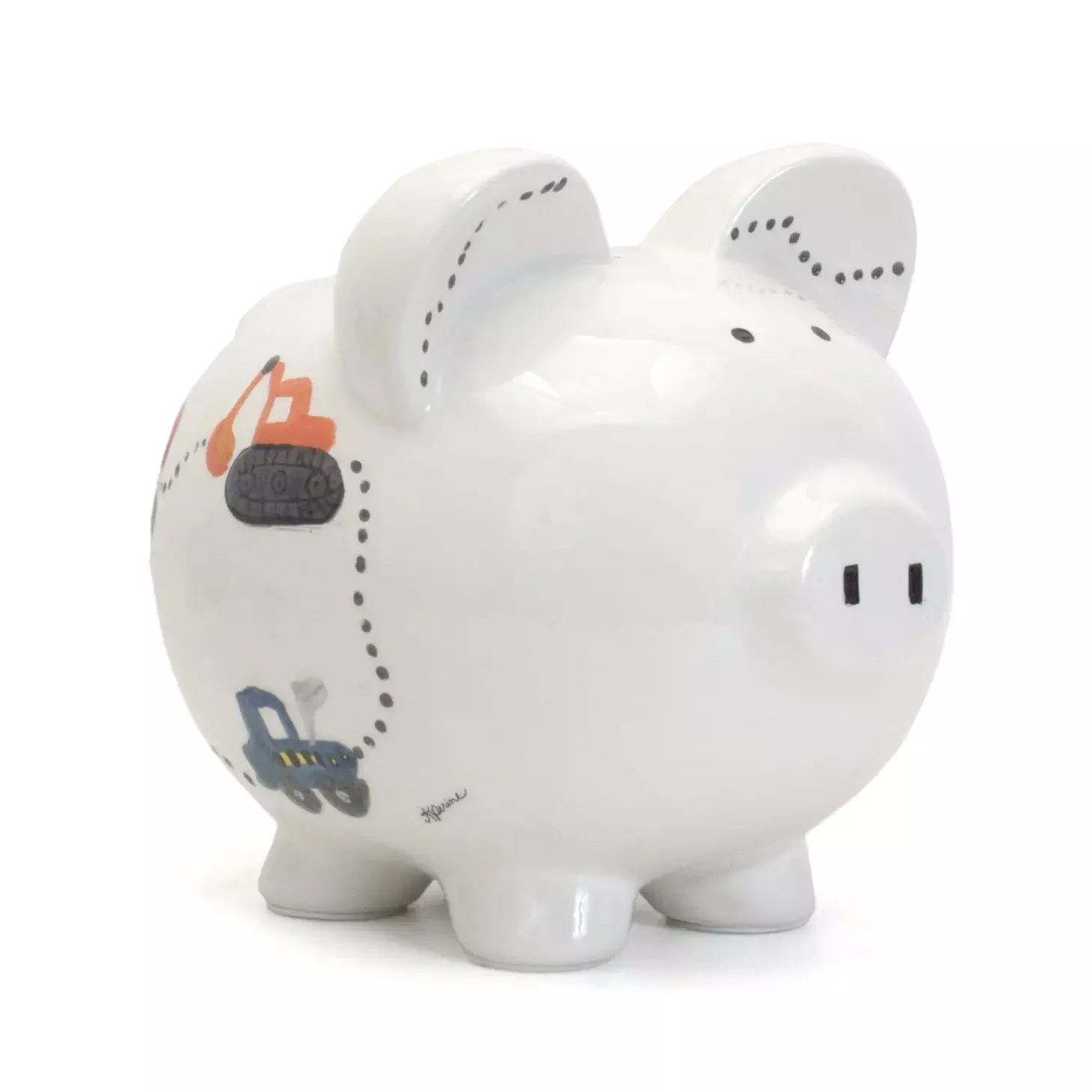 Ceramic Piggy Bank - Hard Hat