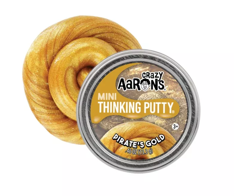Crazy Aaron's 2" Thinking Putty Mini Tin - Pirate's Gold
