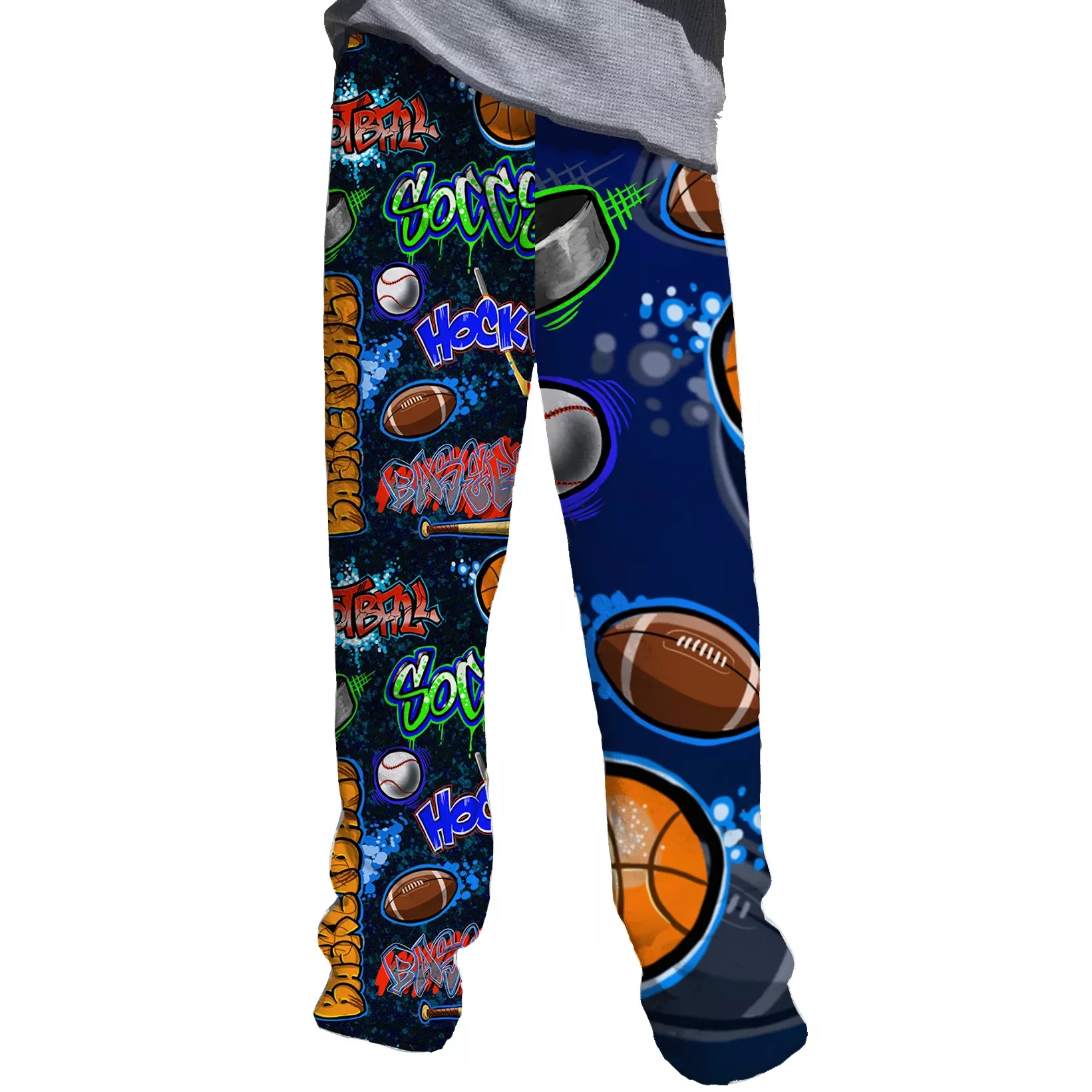 Crazy Sports Fleece Lounge Pants by Penelope Wildberry