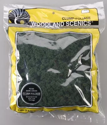 Dark Green Clump Foliage Bag WOOFC184