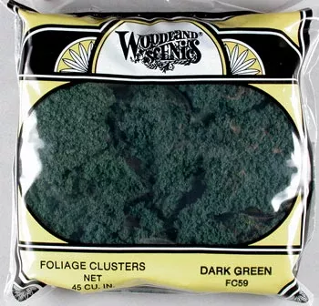 Dark Green Foliage Cluster Bag 785-59