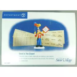 Department 56 55021 Send In The Clown! Dept 56