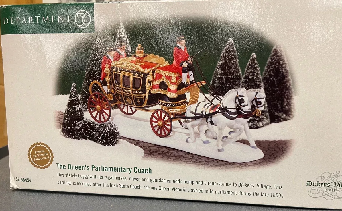 Department 56 Dickens Village 56.58454 Queen's Parliamentary Coach