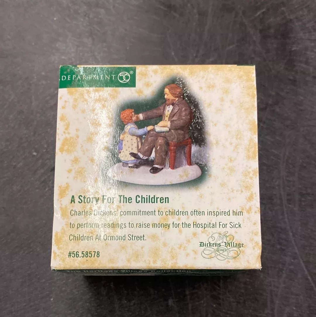 Department 56 Dickens Village 56.58578 A story for the children figure