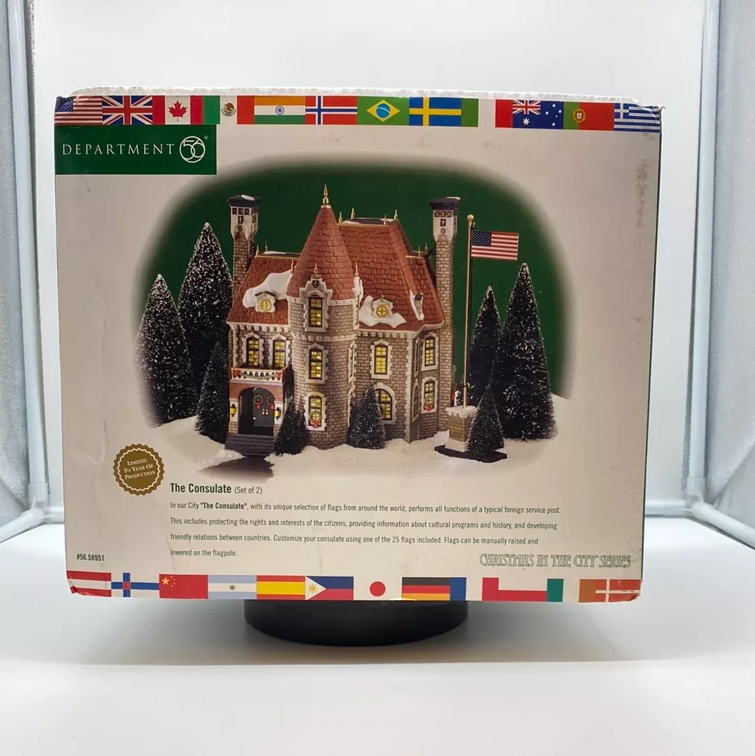 Department 56Christmas in City Series 56.58951 The Consulate