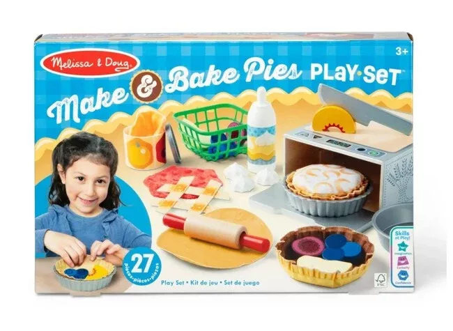 Doughlicious Make and Bake Pies PlaySet