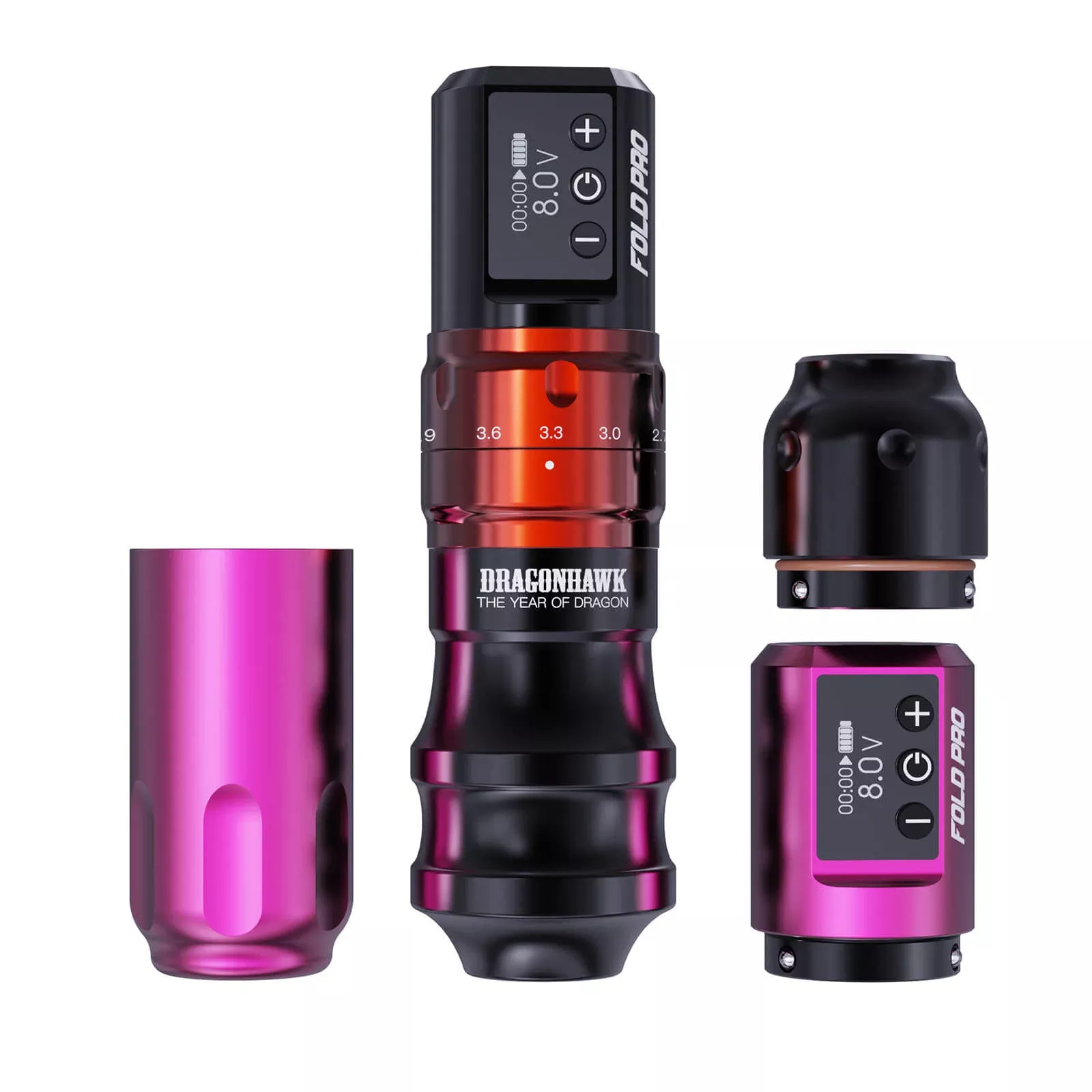 Dragonhawk Fold Pro Year of Dragon Edition – Wireless Tattoo Kit