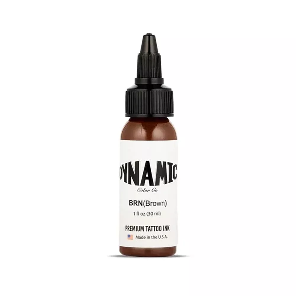 Dynamic Brown Tattoo Ink