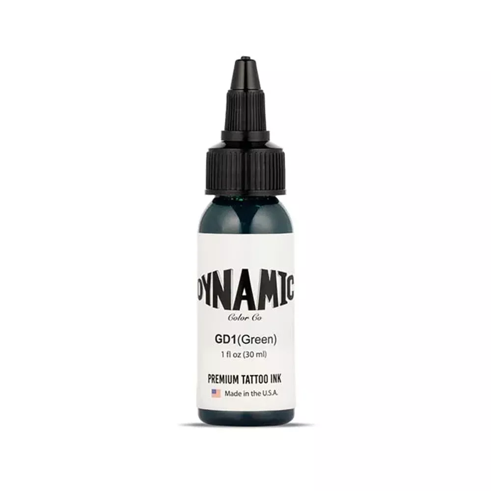 Dynamic Green Tattoo Ink
