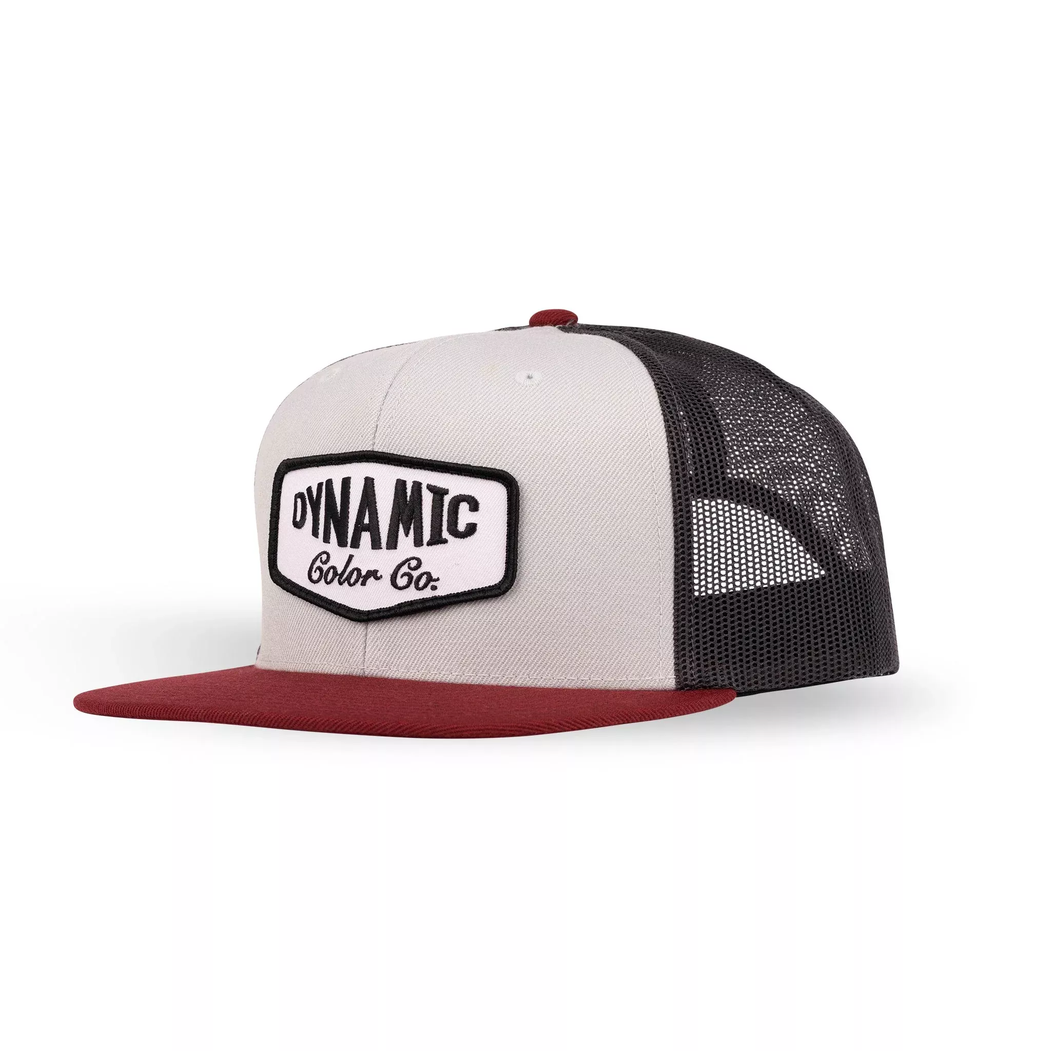 Dynamic Wool Trucker Charcoal and Cardinal