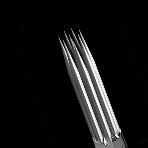 Elite Platinum Round Shader Needle On Bar