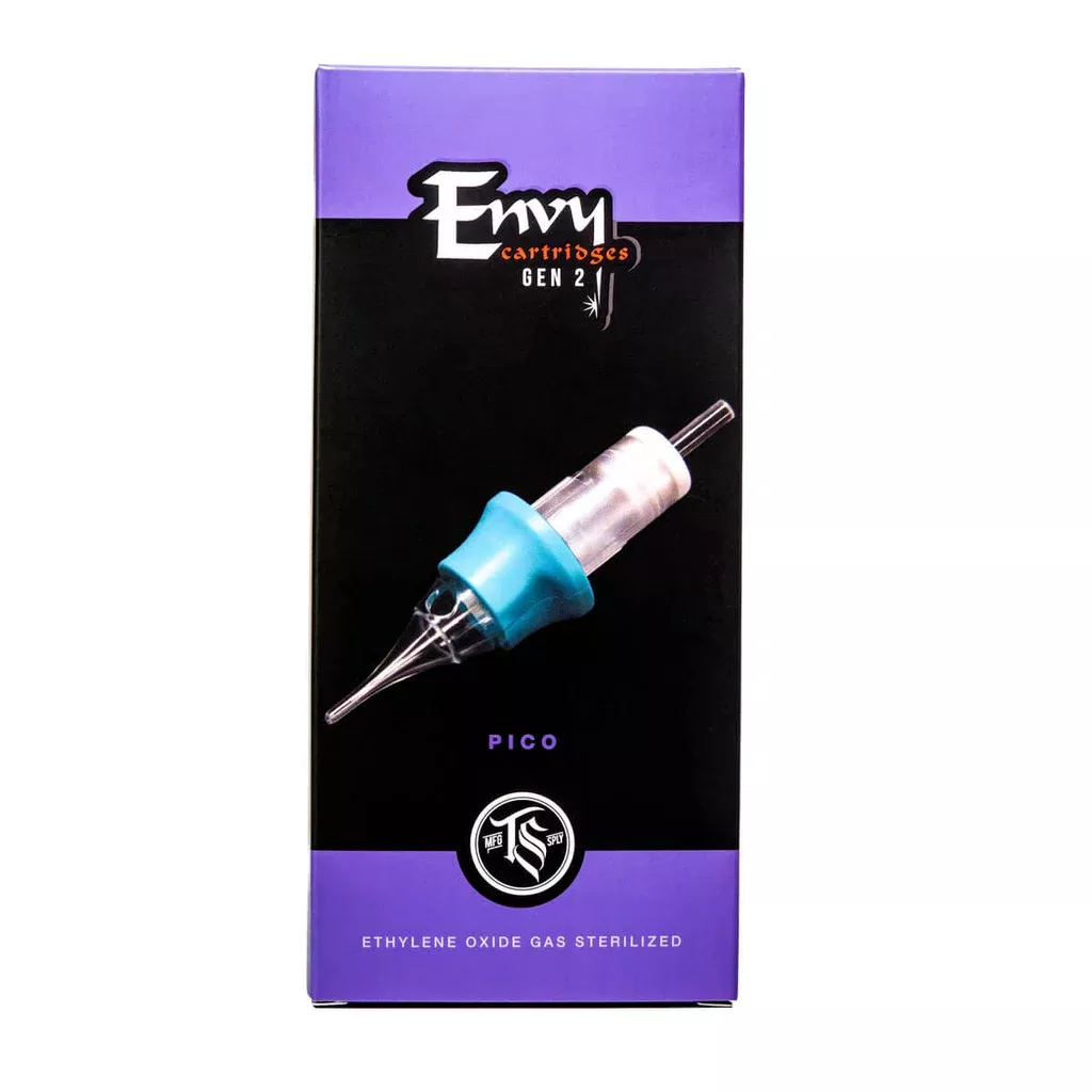 Envy Gen 2 - Round Liner Extra Long Taper Pico PMU Cartridges (10 Count)