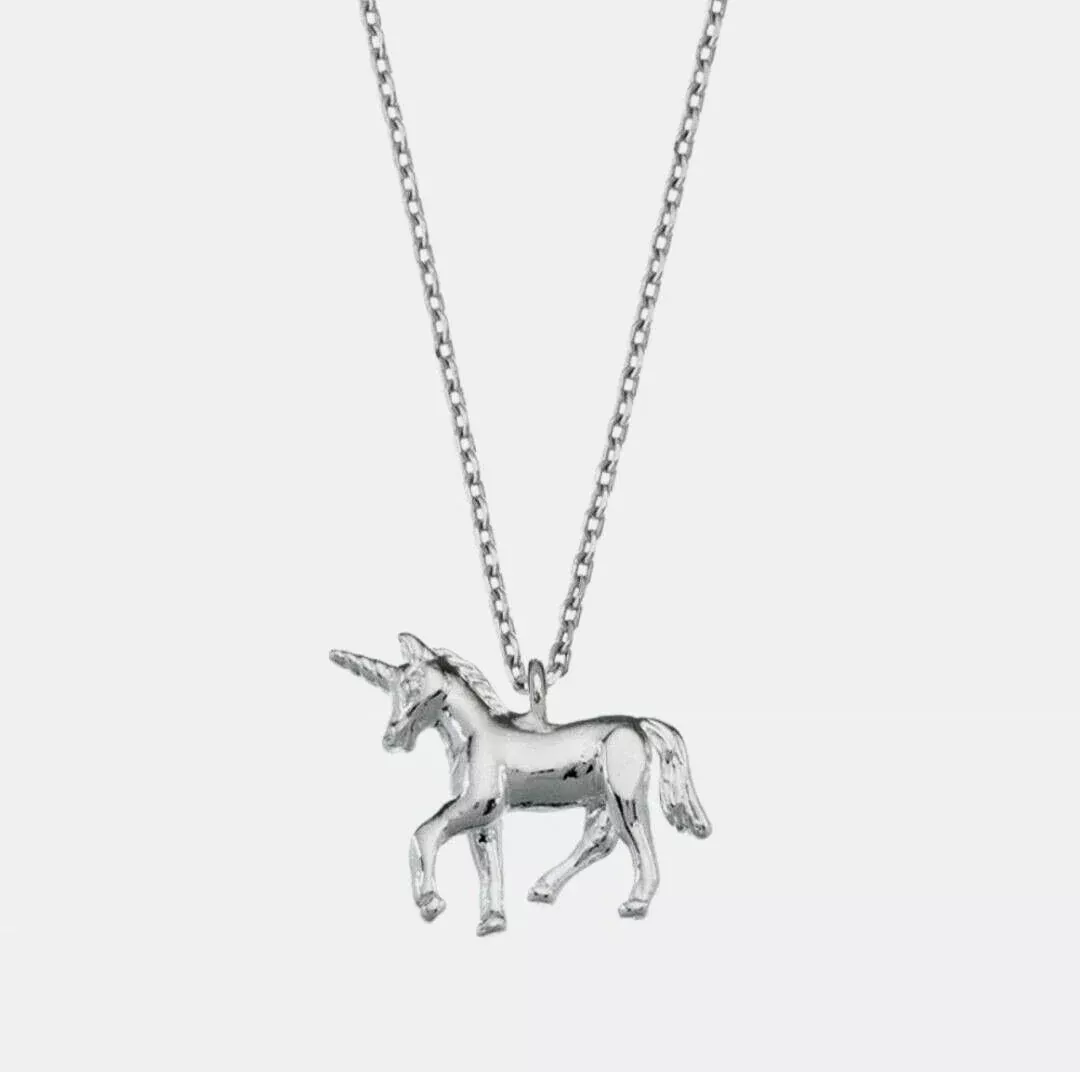 Estella Bartlett Silver-Plated Unicorn Necklace
