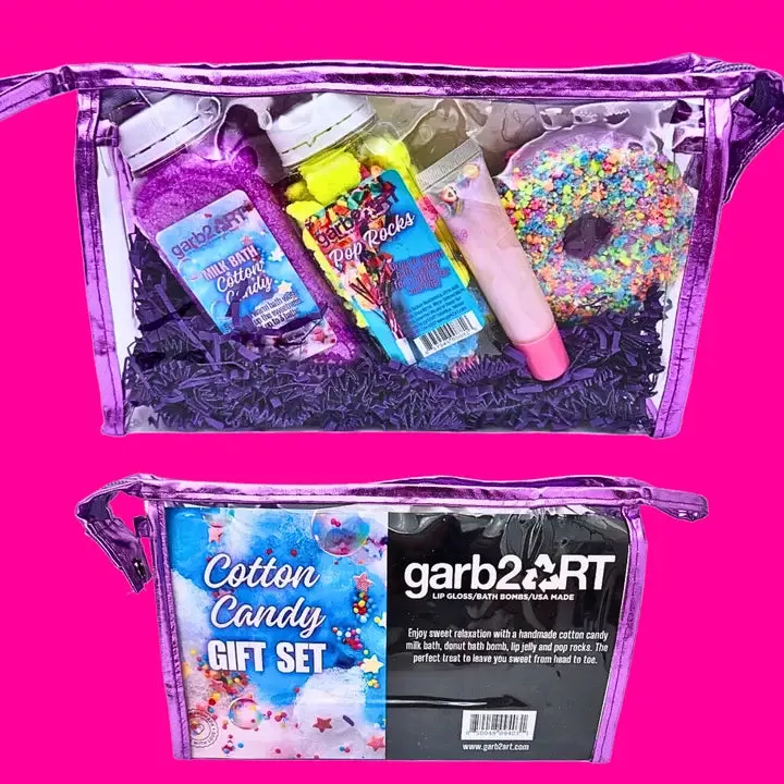 Garb2Art Cotton Candy Bath/Spa Gift Set