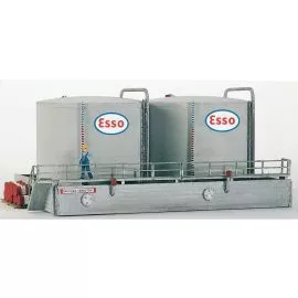 Garden Railway Buildings Piko 61104 Classic Line Shell Storage Tanks Low, Building Kit (HO-Scale)