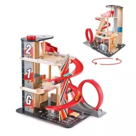Hape E3019 Gearhead Stunt Garage