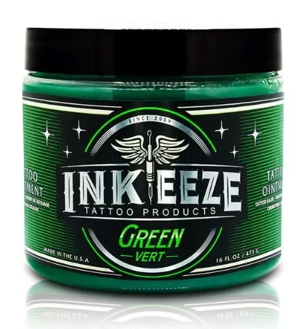 Ink-eeze Green Glide Tattooing Ointment single