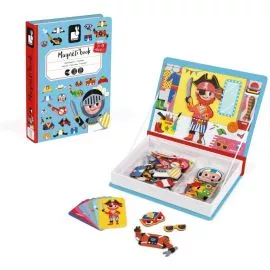 Janod J02719 Boys Costume MagnetiBook