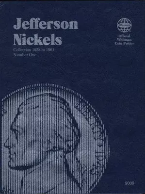 Jefferson Nickel Folder #1, 1938-61