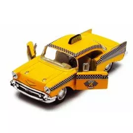 Kinsmart 5360D 1:40 Die Cast 5" Olde Time 1967 Chevrolet Bel Air Taxi