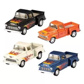 Kinsmart 55951 1955 Chevy Step Side Pick-Up w/Printing 1:32