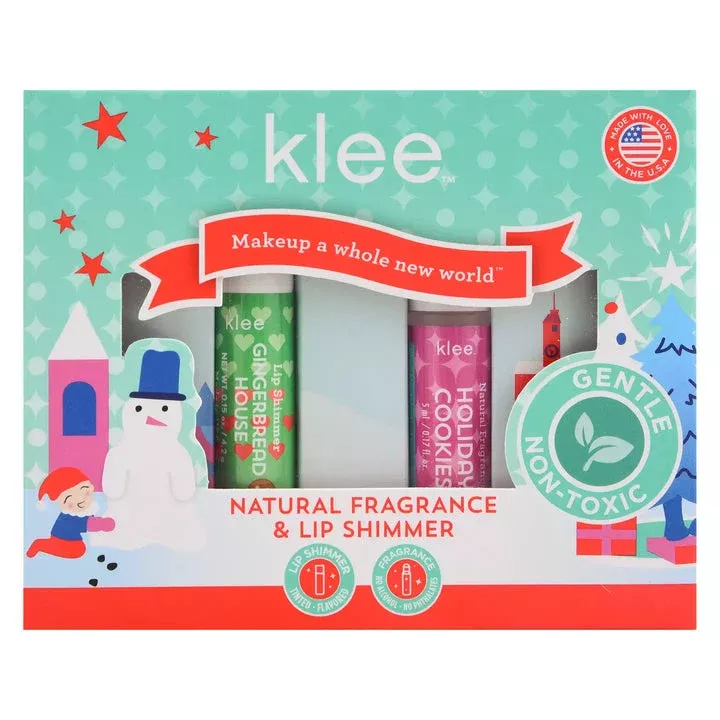 Klee Holiday Fragrance and Lip Shimmer Duo