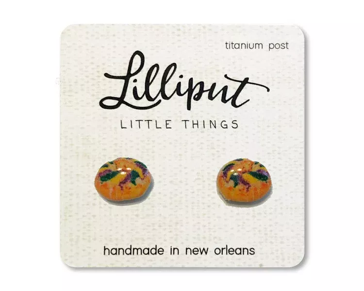 Lilliput Little Things Earrings - King Cake
