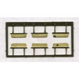 A-Line 29211HO Scale Adjustable Etched Sunshades for E&F Diesel Units