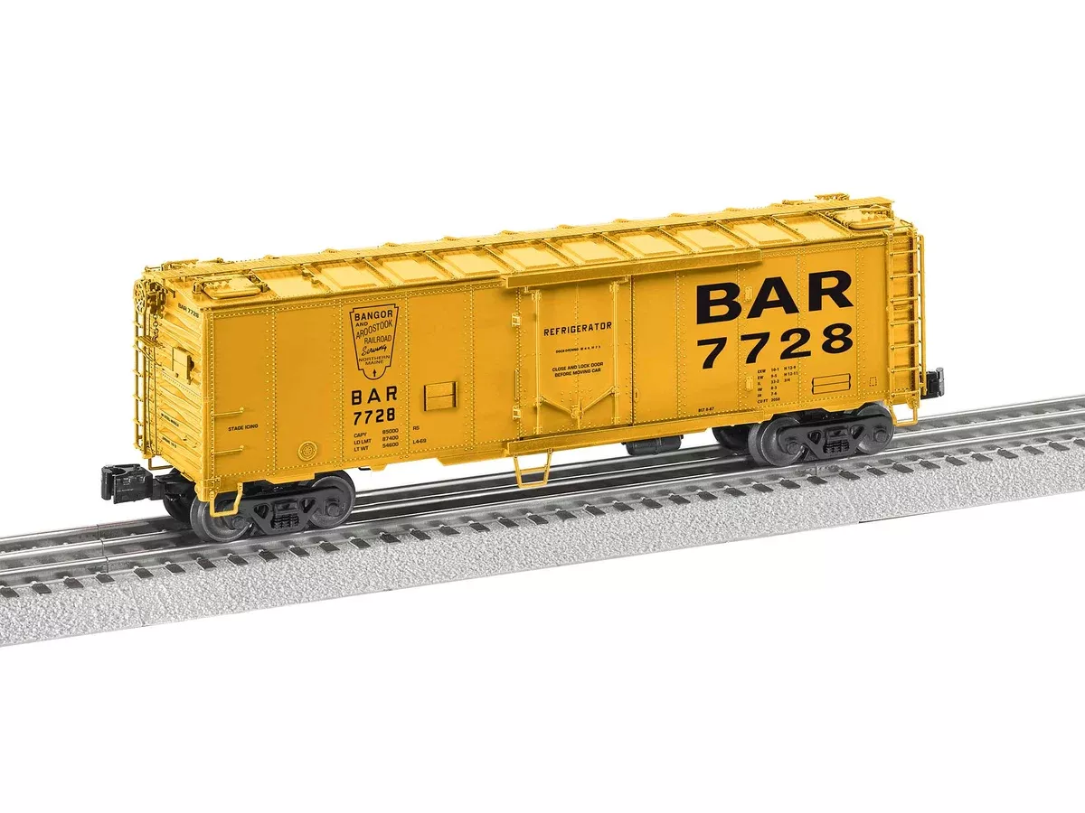 Lionel 2026071 BAR 40' PLUG DOOR REEFER #7728 O SCALE NEW