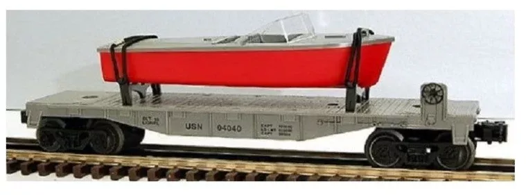 Lionel 6-16939 US Navy Flatcar with Boat o scale new