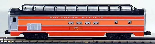 Lionel 6-19107 Southern Pacific full vista dome passenger car O SCALE NEW
