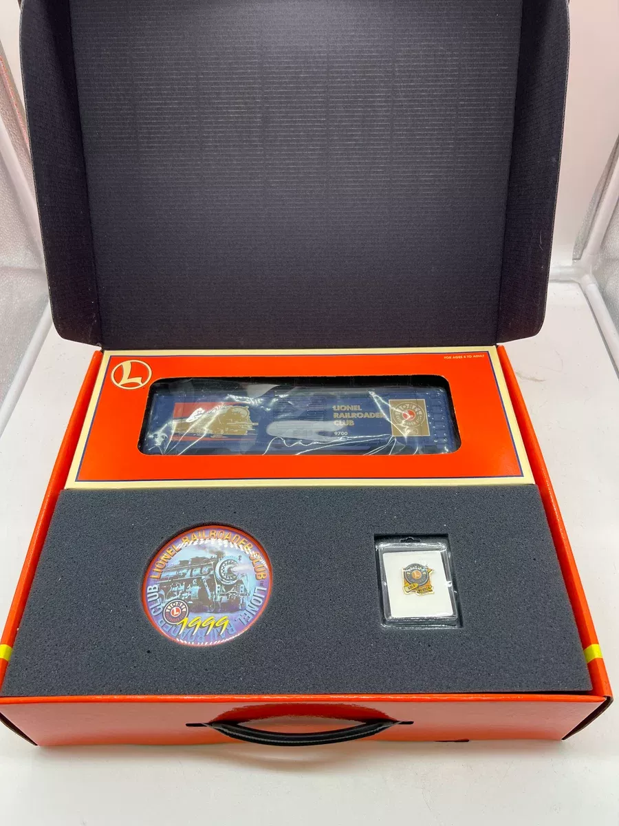 Lionel 6-19978 Gold Member Railroaders Club 1999 box setO SCALE NEW