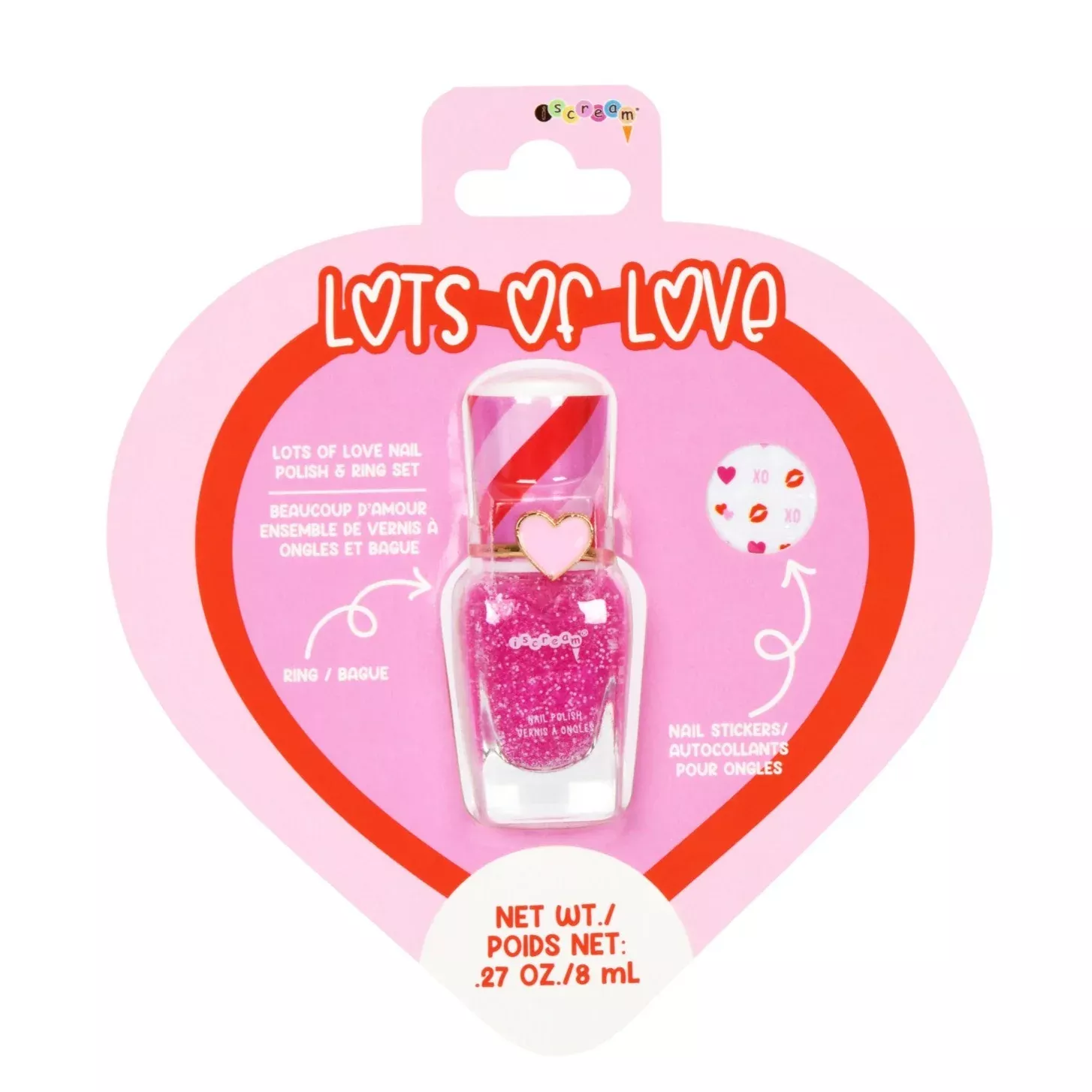 Lots of Love Nail Polish & Ring Set