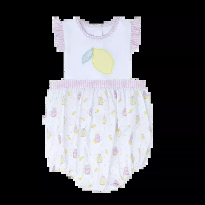 Lullaby Set Pinafore Bubble - Lemonade